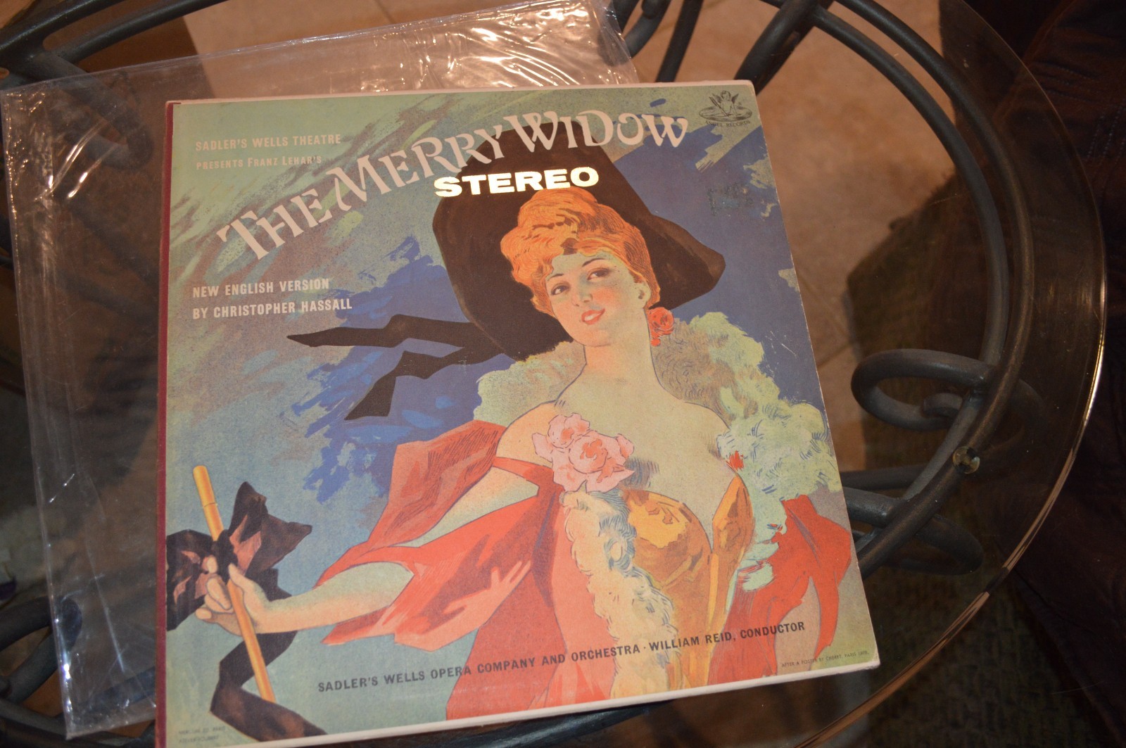 VINYL RECORD LP S THE MERRY WIDOW SADLERS WELLS OPERA COMPANY ORCH ANGEL S-35816