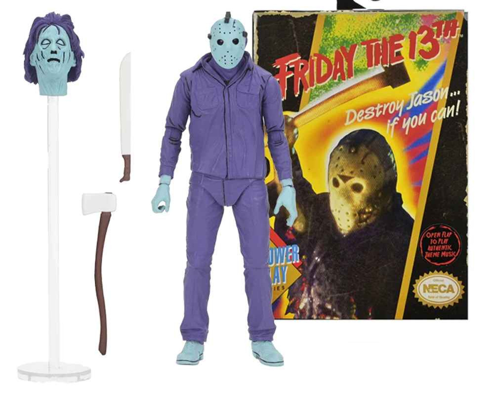 🪓 NECA VENERDI 13 JASON ACTION FIGURE CON MUSICA 🎶INTROVABILE ORIGINALE