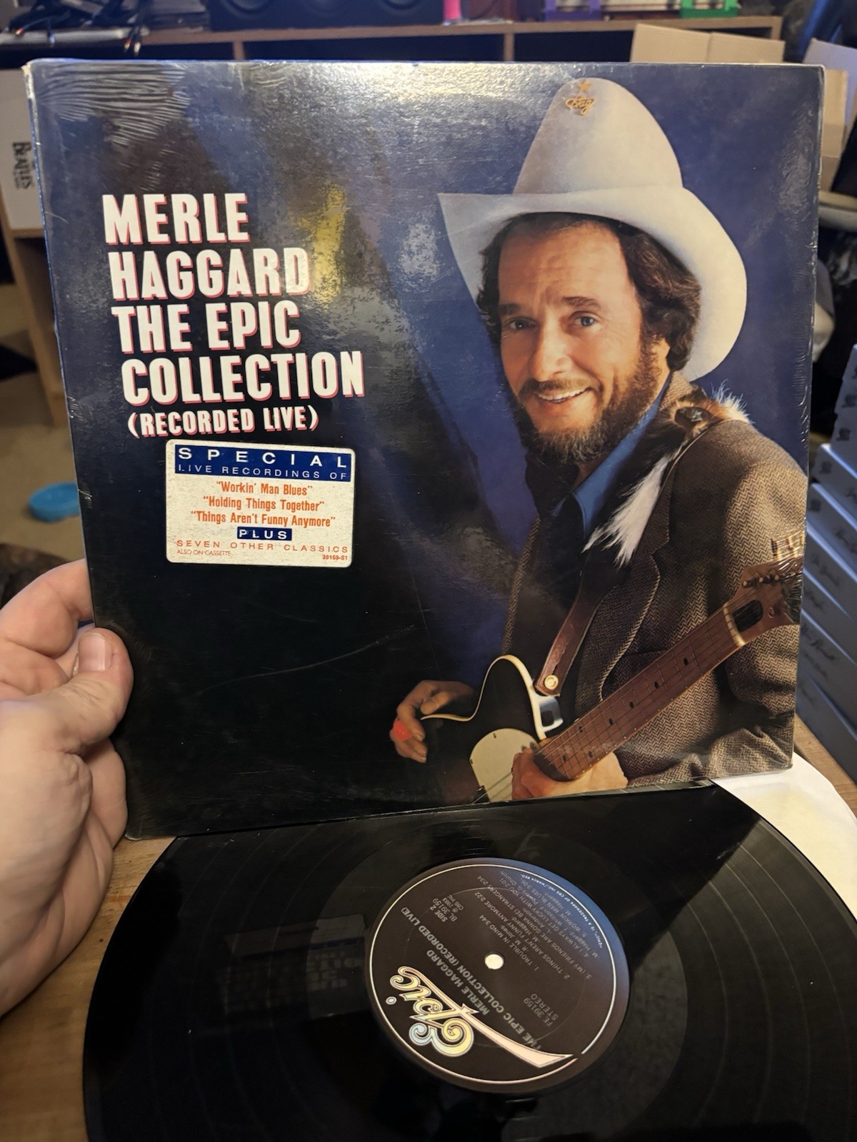Merle Haggard The Epic Collection Recorded Live Still In Shrink Great Copy! ￼