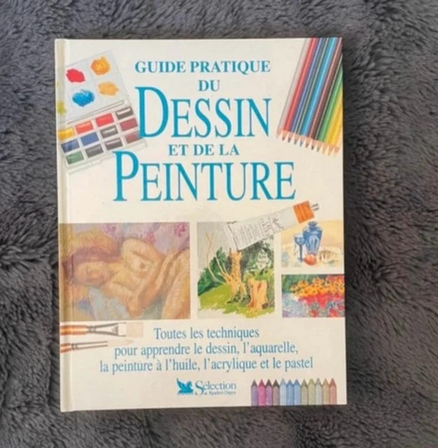 📚 livre d'apprentissage- aquarelle, peinture, craie, dessin et techniques artistiques