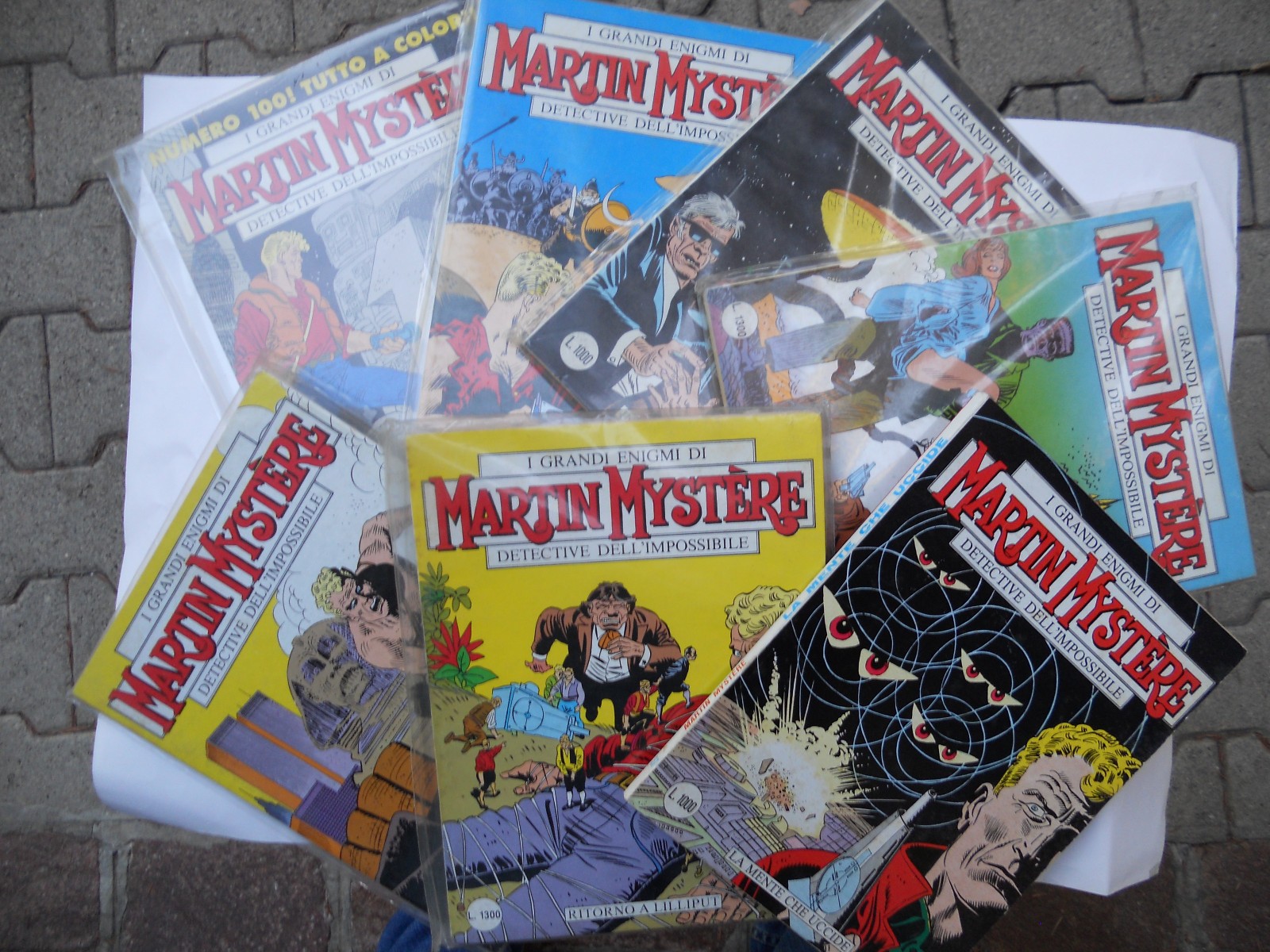 Martin Mystère lottino di 7 numeri (nuovi)