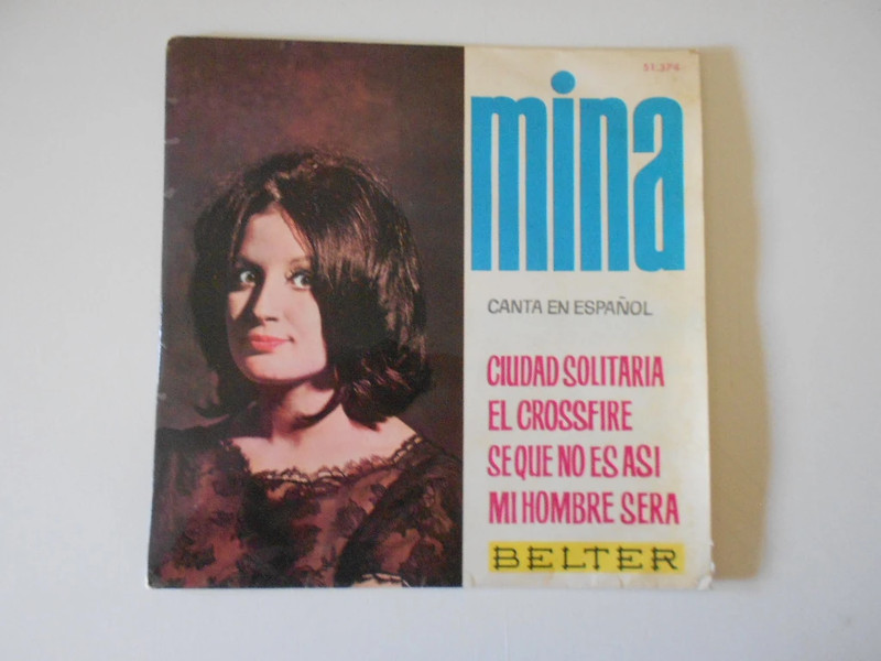 mina : canta en espanol " ciudad solitaria + 3 titres"