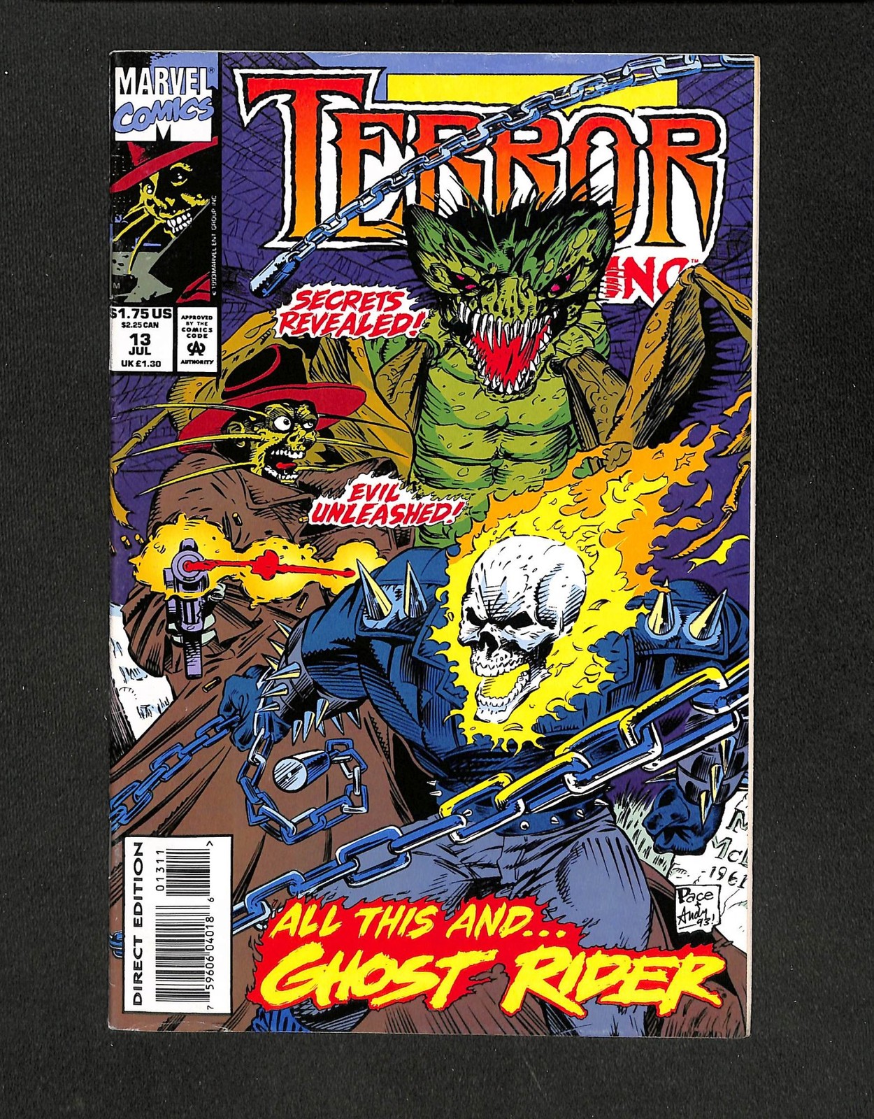 Terror Inc. #13 Marvel 1993