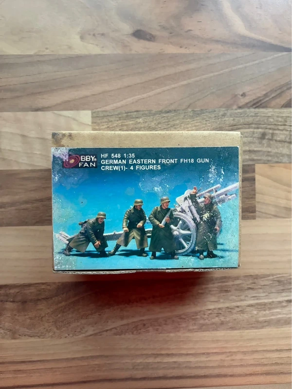 Maquette Hobby Fan Équipage Allemand Du Front de L’Est (I) 4 Figut 1/35