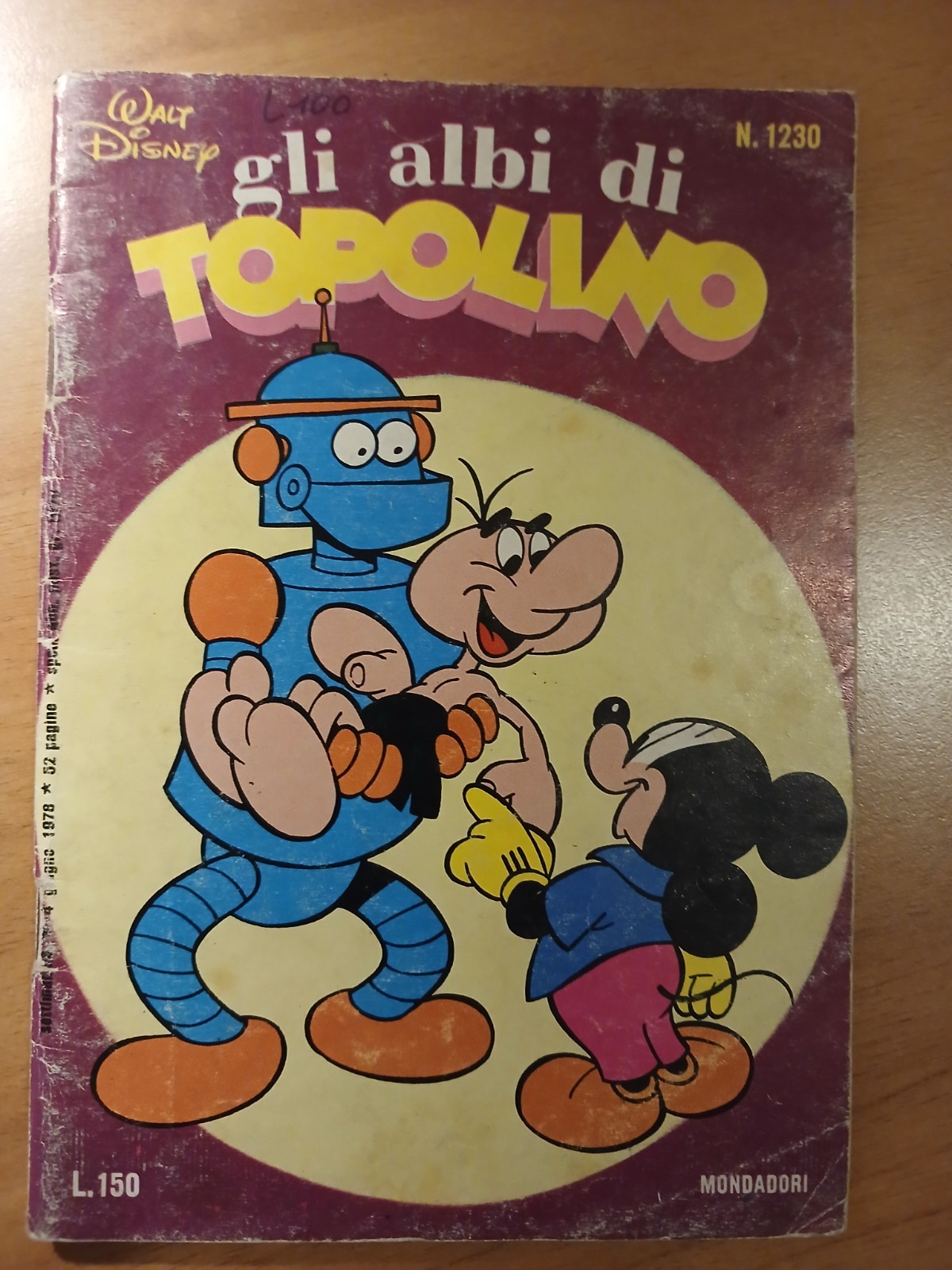 gli albi di Topolino nr. 1230 (1978)