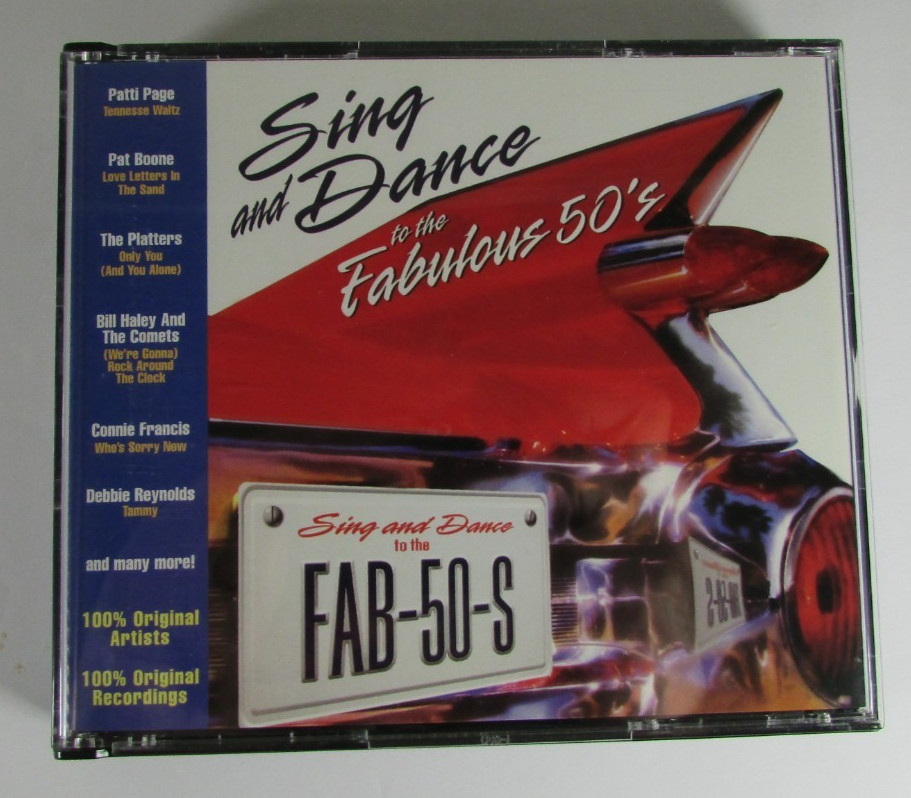 Sing and Dance to the Fabulous 50s Music CD Various Artists 2 CD Set
