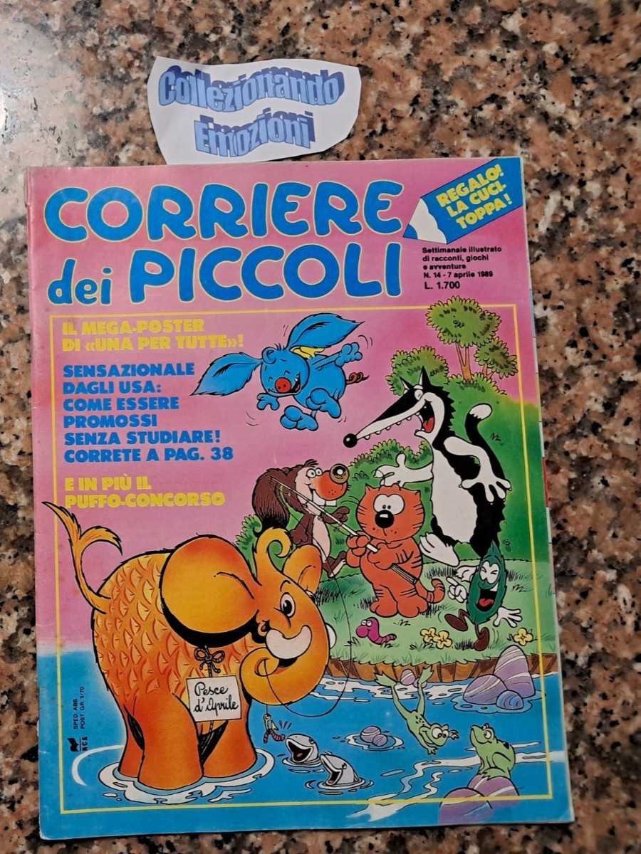Corriere dei piccoli 14 1989-M.Bellavia-Piccole Donne Poster-Cristina D'Avena