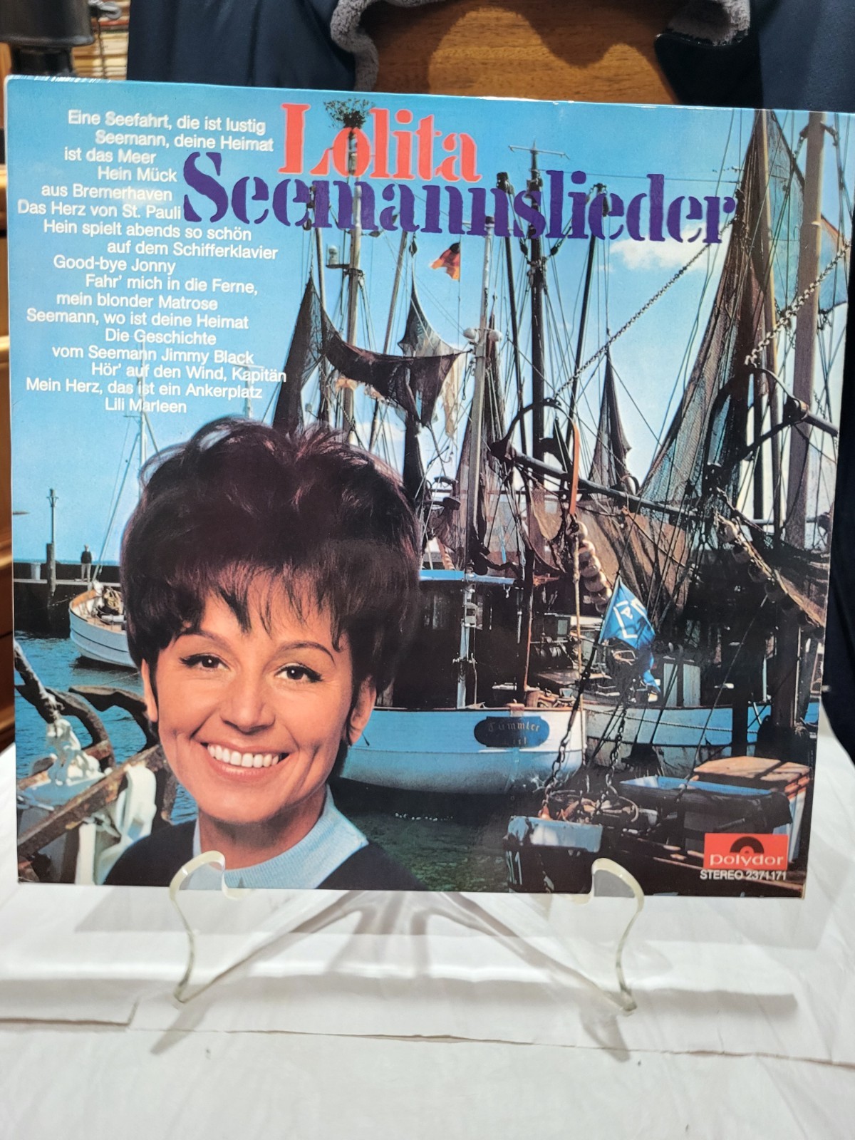 Lolita Seemannslieder Polydor 2371171 EX+/NM German Folk LP 1971