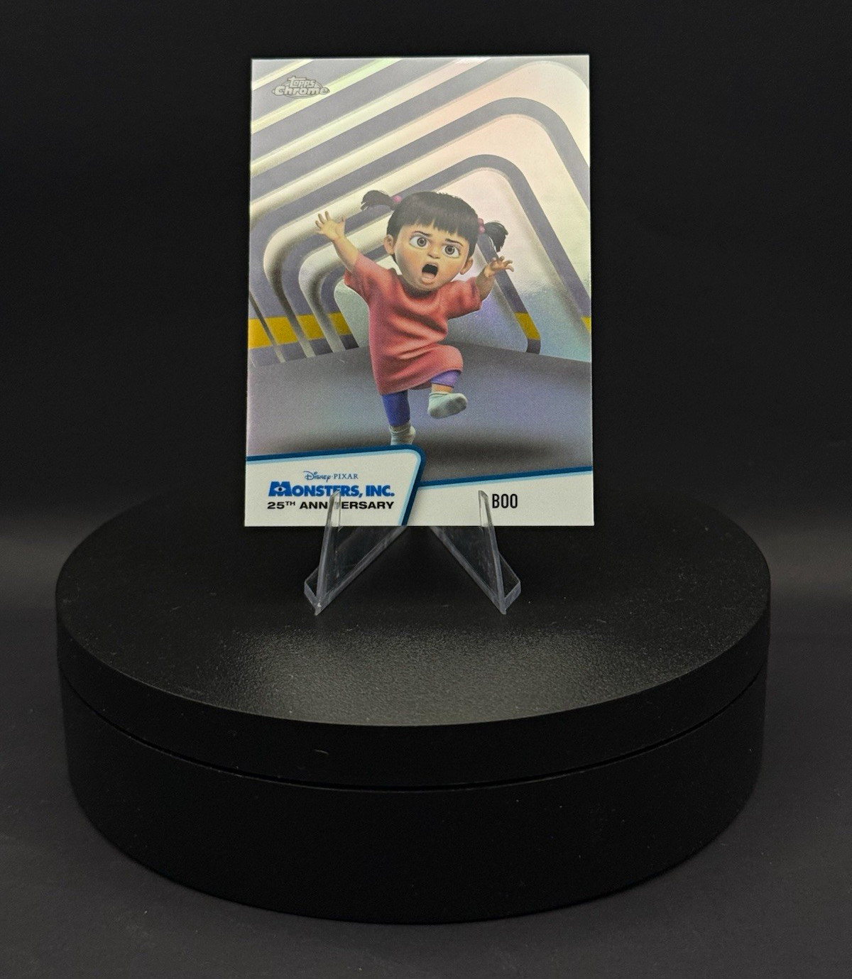 2026 Topps Chrome Disney Boo MI-2 Monsters Inc 25° anniversario
