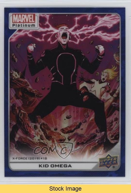 2023 Upper Deck Marvel Platinum High Series Blue Rainbow Kid Omega #109 LEGGI 0w6