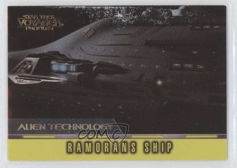 1998 Skybox Star Trek Voyager: Profiles Alien Technology Ramorans Ship 0my5