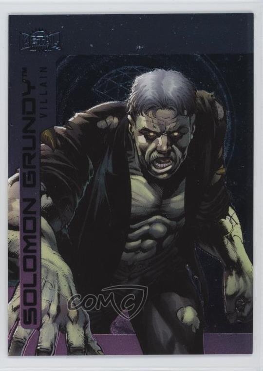 2025 Skybox Metal Universe Batman Harley Quinn FX 7/75 Solomon Grundy #178 0nr3