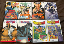 Lotto Manga - Naruto 66-68, Bleach 41/57, Dragon Ball Super 1-2, Serafino della Fine