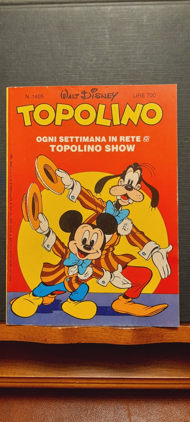 TOPOLINO LIBRETTO 1405 del 31-10-1982 - EDICOLA