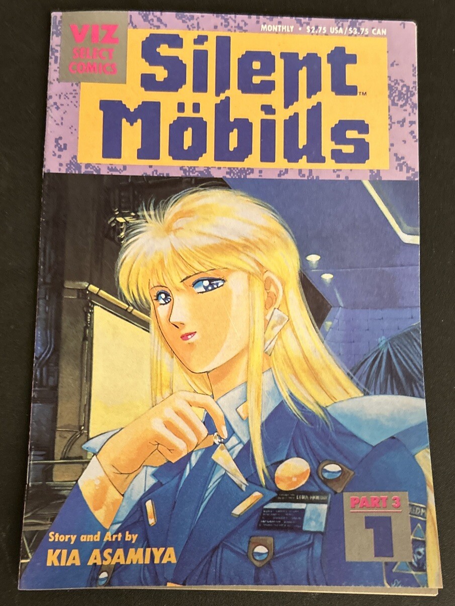 Silent Mobius Parte 3 Numero 1; Kia Asamiya Story & Art; (Viz Comics 1992)