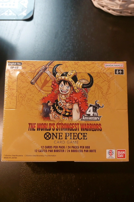Op17 4th anniversary the world's strongest warriors box