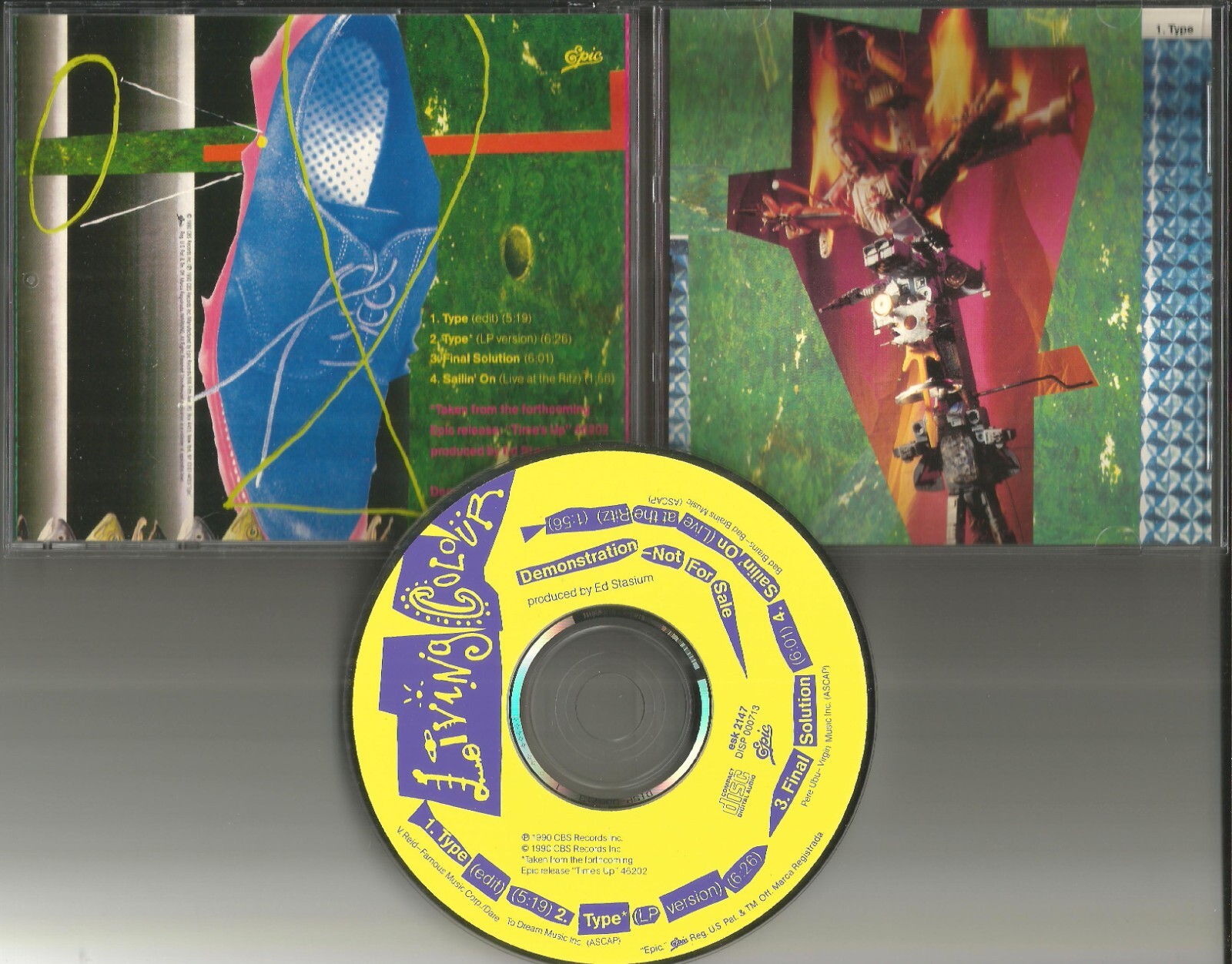 Corey Glover LIVING COLOUR Type w/ LIVE & UNRELEASE PROMO CD Bad Brains PERE UBU