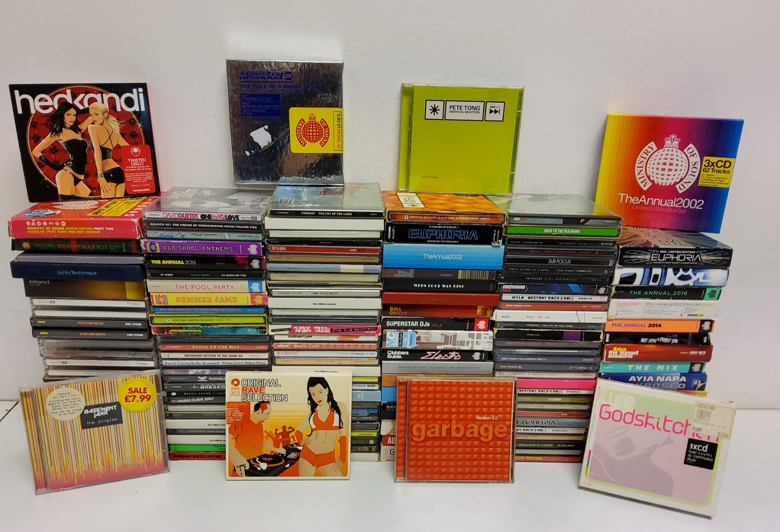 159 x Dance CD Joblot- *UNCHECKED RAW STOCK, SEE DESCRIPTION* 13