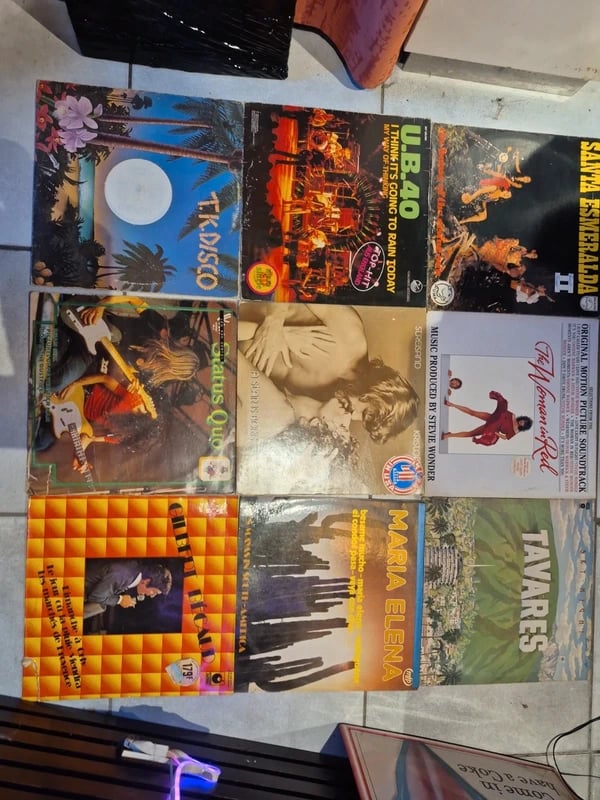 Lot vinyl platen