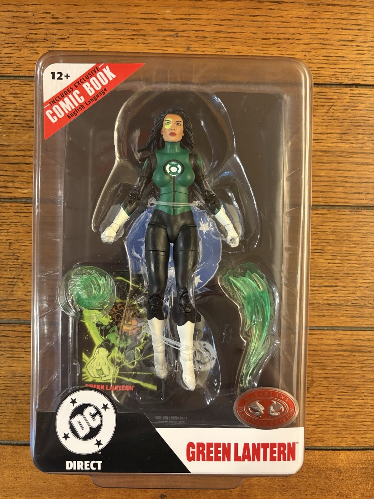 Modellino McFarlane DC Direct Page Punchers Lanterna Verde Jessica Cruz Rosso Platino