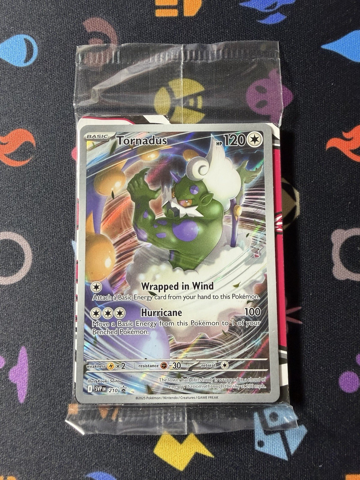Pokemon Tornadus 210 Sv: Scarlet & Violet Promo Cards Holo White Flare Sealed