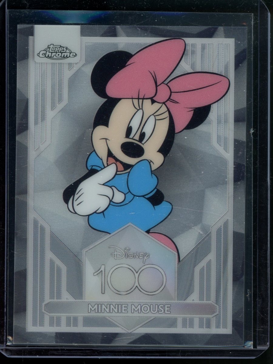 Base Topps Chrome Disney 100 Minnie Mouse #23 2023