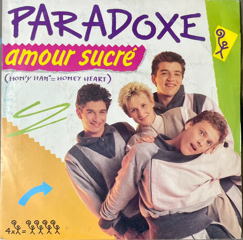Disque vinyle 45t - Paradoxe - Amour sucre