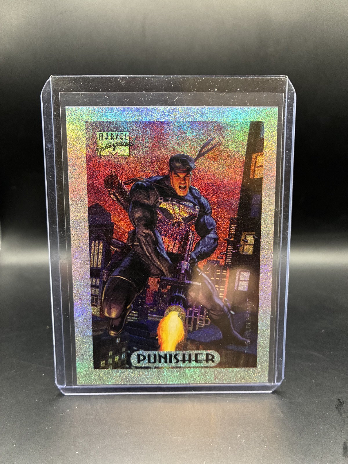 Carta Holofoil Marvel Masterpiece 1994 Punisher Edizione Limitata #6 di 10