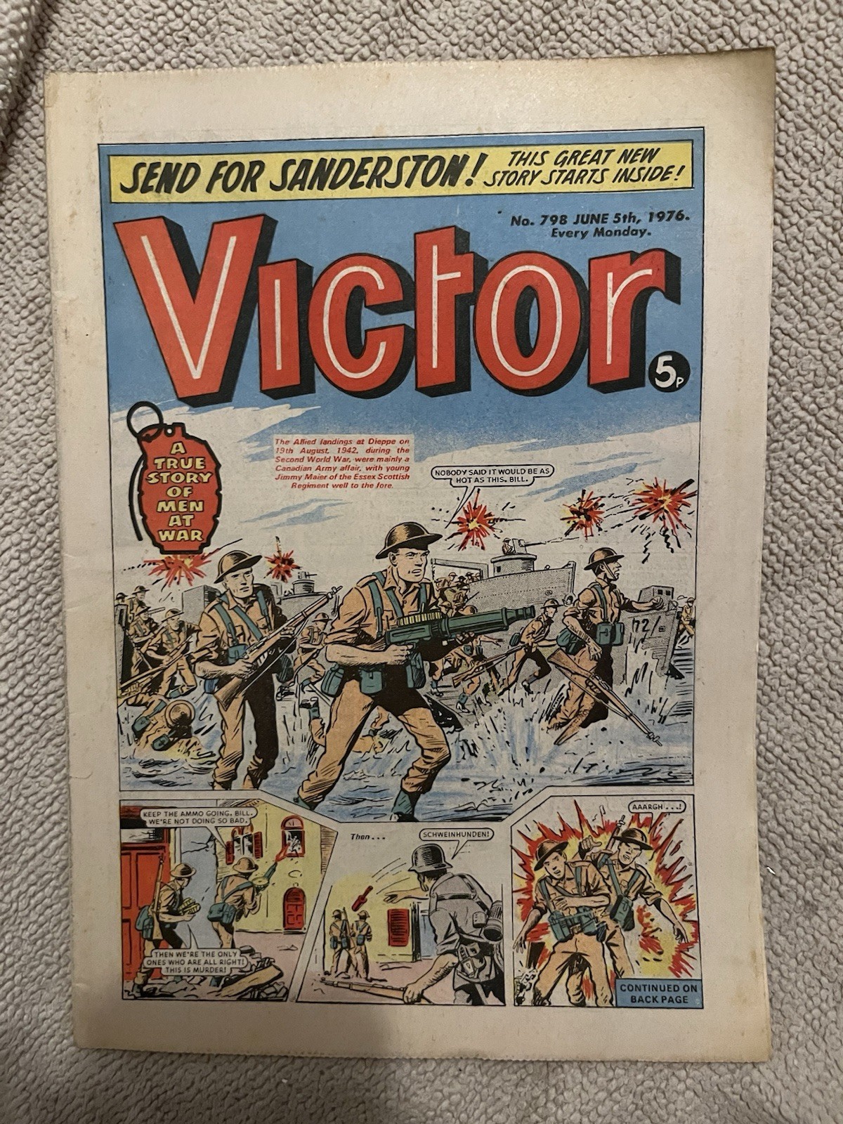 Victor Comic No# 798 June 5th 1976 VF