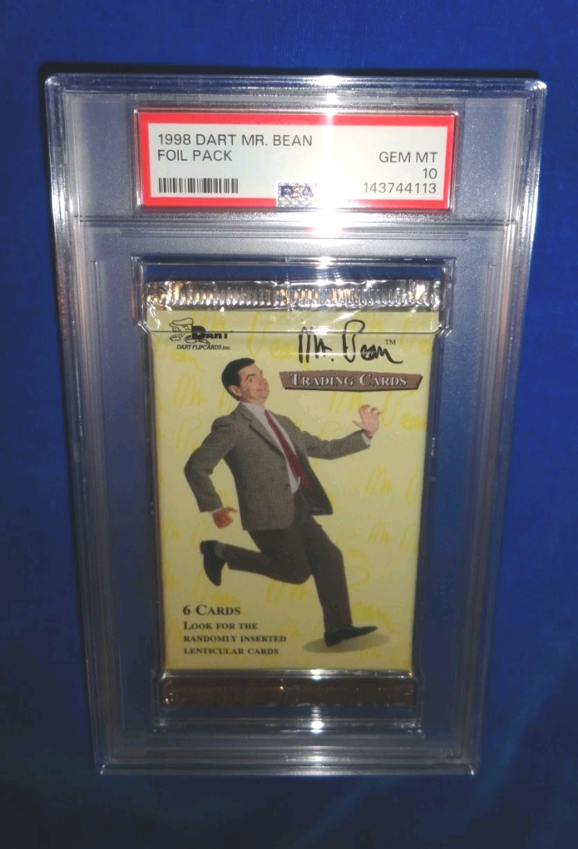 1998 Dart MR. BEAN Foil Pack Graded PSA 10 GEM MINT!  POP 1 - one of a kind!