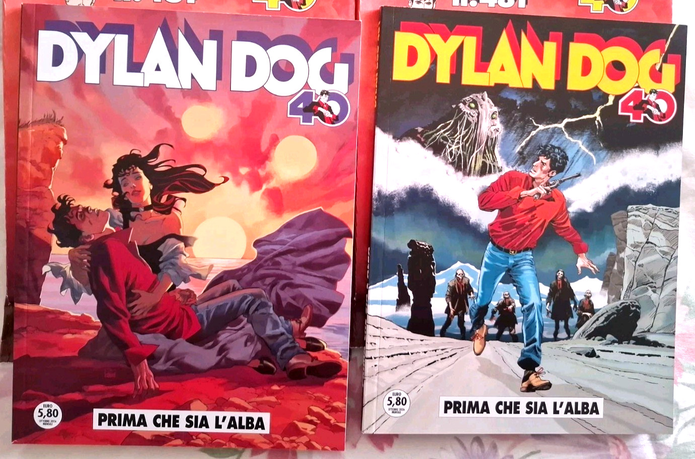Dylan Dog 481, Prima che sia l'alba, copertina Claudio Villa + Cestaro