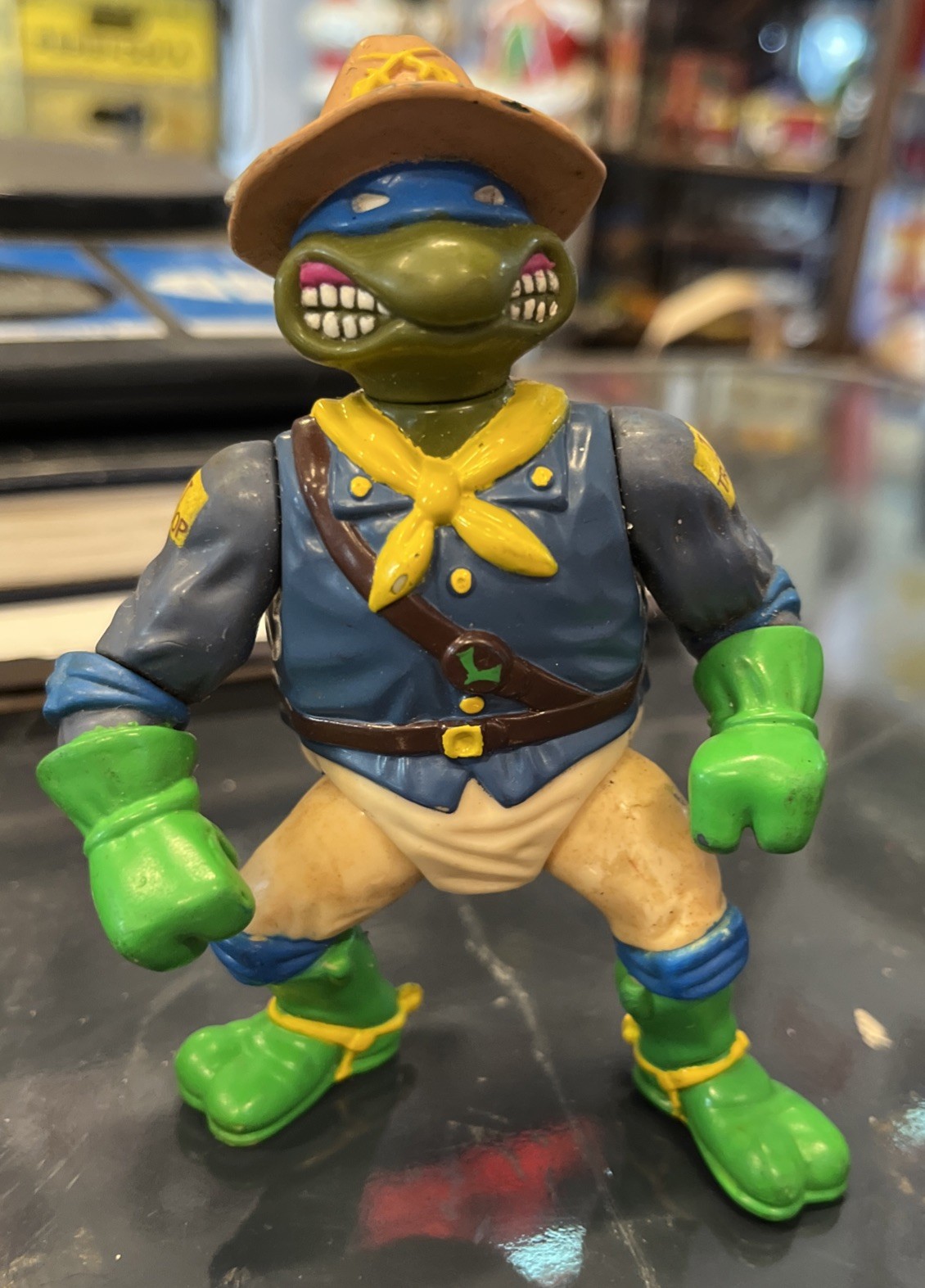Modellino Teenage Mutant Ninja Turtles Kookie Kavalry Leo 1992.  (V)