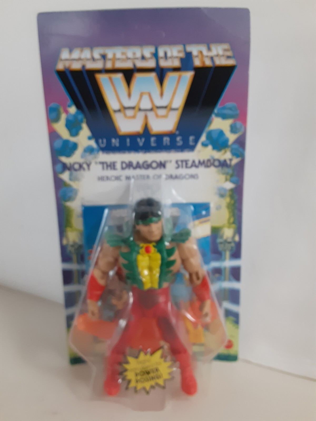 Masters Of The WWE Universe Ricky the Dragon Steamboat Figure UNPUNCHED WWF MOTU