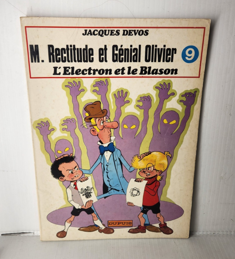 M Rectitude et Génial Olivier no. 9 BD French Comic Jaques Devos 1981