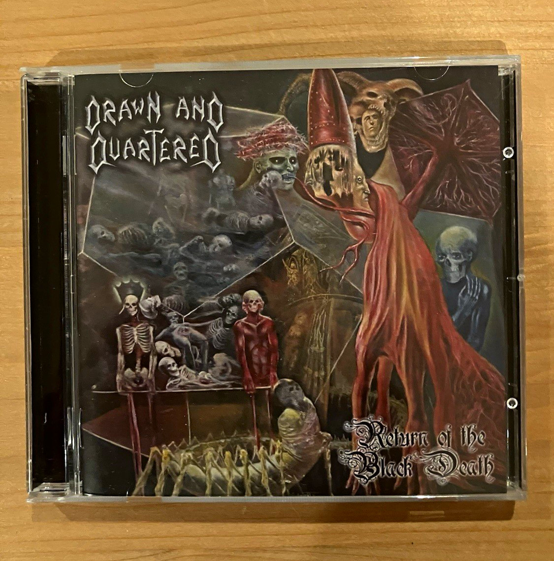 Drawn And Quartered – Return of the Black Death CD Album Metal 2004 Moribund