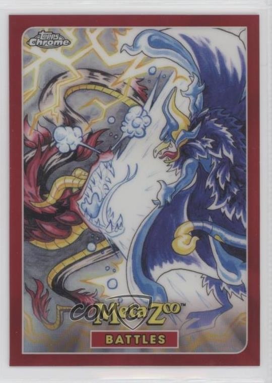 2022 Topps Chrome MetaZoo Battles Tizheruk vs Quetzalcoatlus #B5 lw9