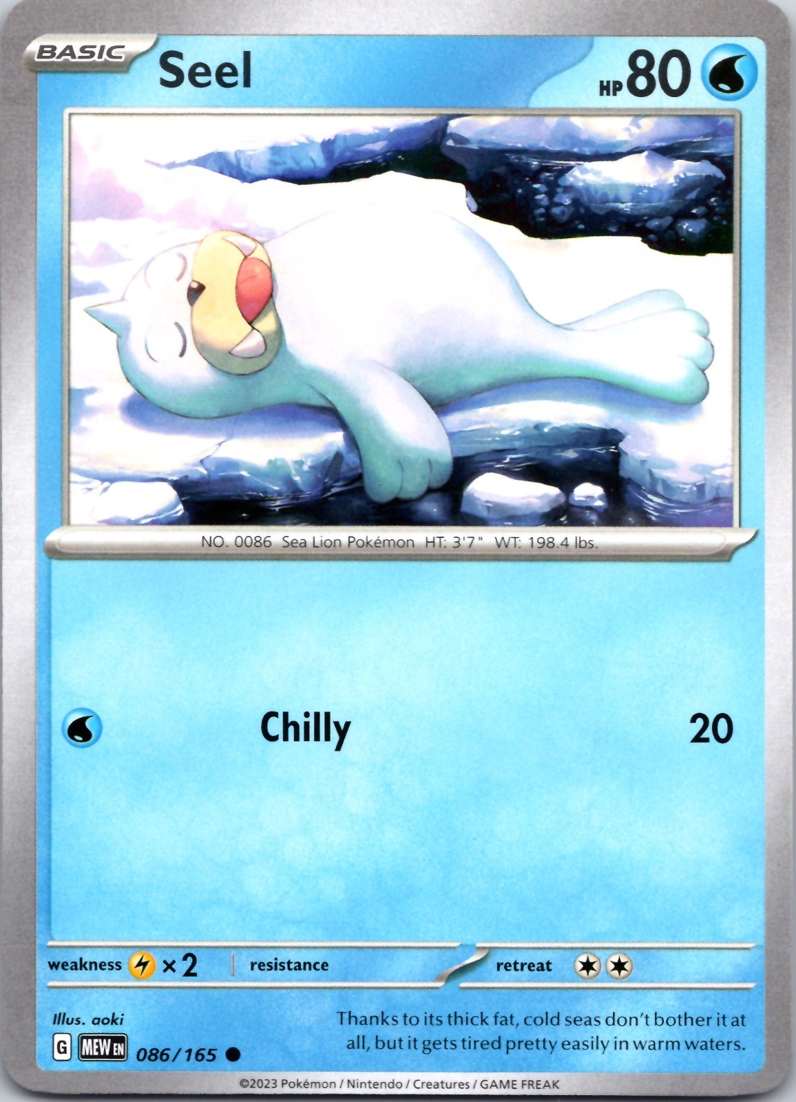 Seel Common SV: Scarlet & Violet 151 086/165 NM