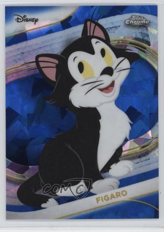 2025 Topps Chrome Disney Sapphire Figaro #87 15wb