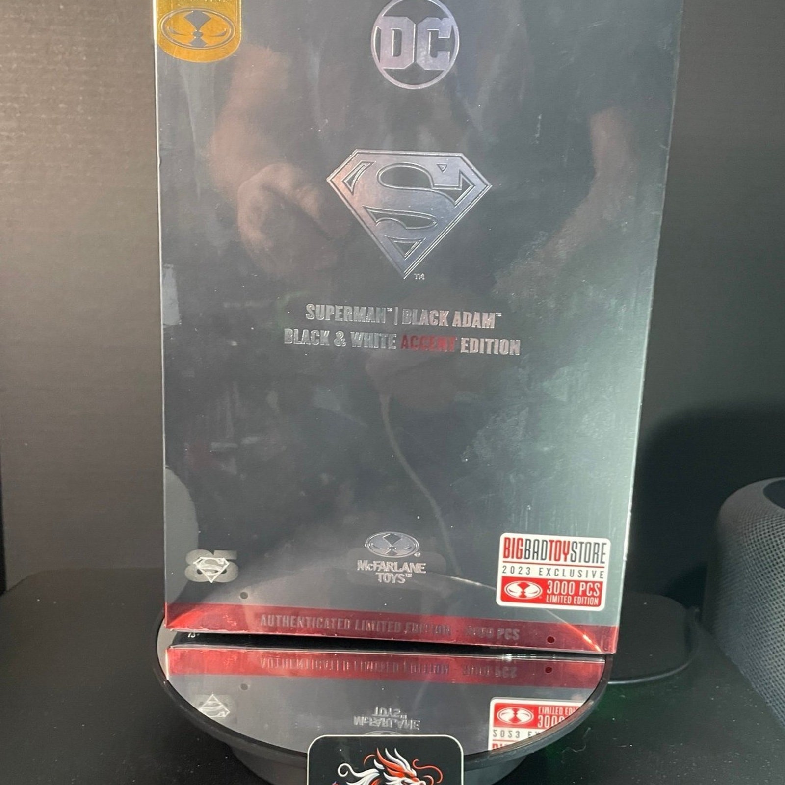 McFarlane DC Multiverse SUPERMAN | Black Adam Black & White Edizione Accento BBTS