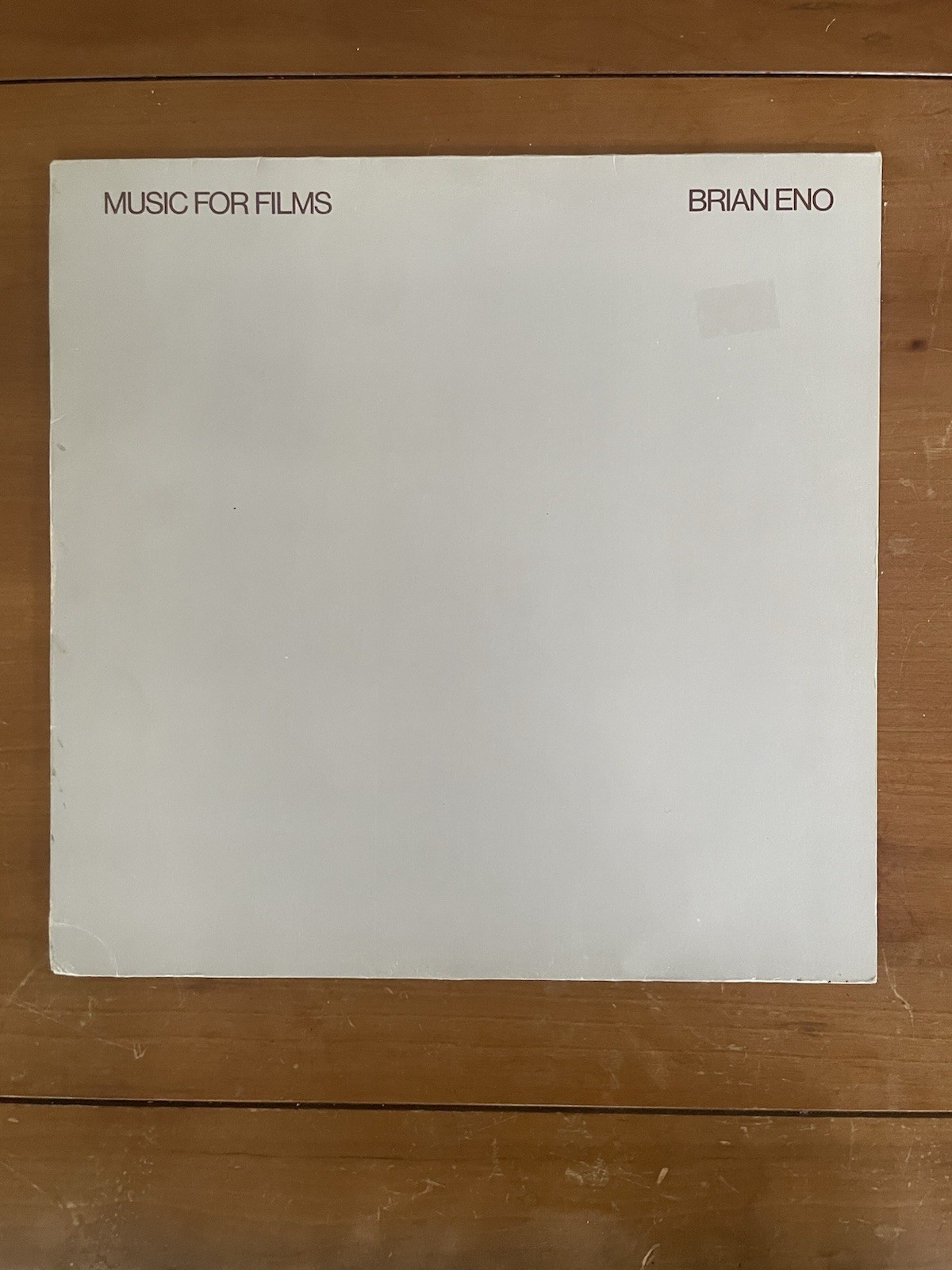 Brian Eno - Music For Films - Original 1978 German Polydor - Vinyl Ambient