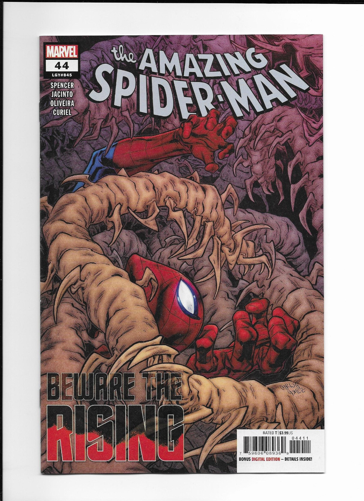 Amazing Spider-Man #44 (Legacy #845) 2018 Series [Near Mint- (9.2)]