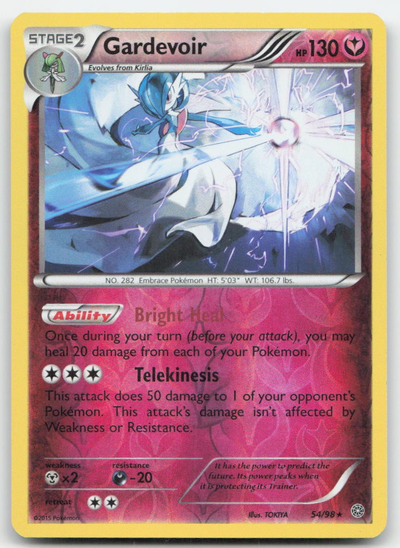 Gardevoir 54/98 XY - Antiche Origini Reverse Holofoil Holo Raro Pokemon MP
