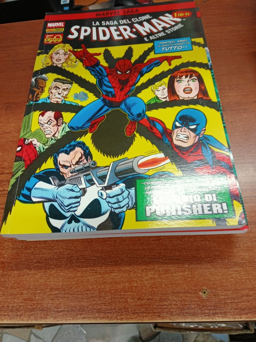 SPIDER-MAN  LA SAGA  DEL CLONE  COMPLETA 1-4 MARVEL SAGA  PANINI COMICS   NUOVO