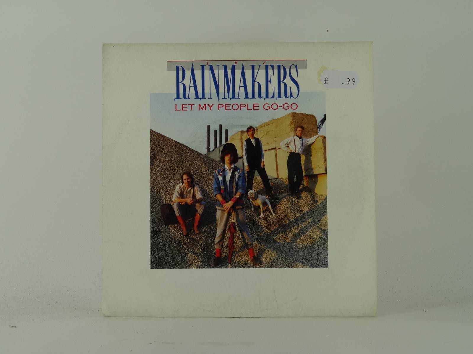 THE RAINMAKERS LET MY PEOPLE GO-GO (2) (33) 2 Track 7" Single plus Picture Sleev
