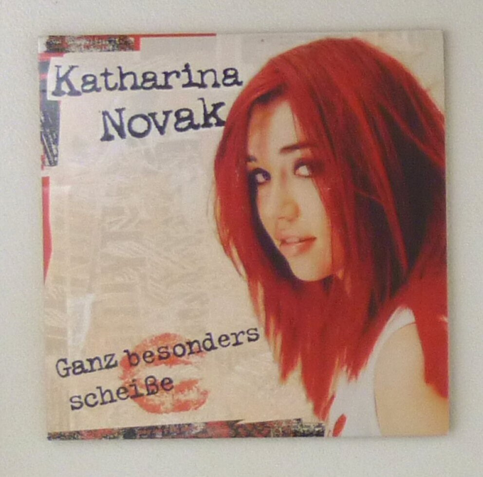 Maxi CD Disco - Katharina Novak – Tutti Soprattutto Scheiße - A8697 k80 Promo