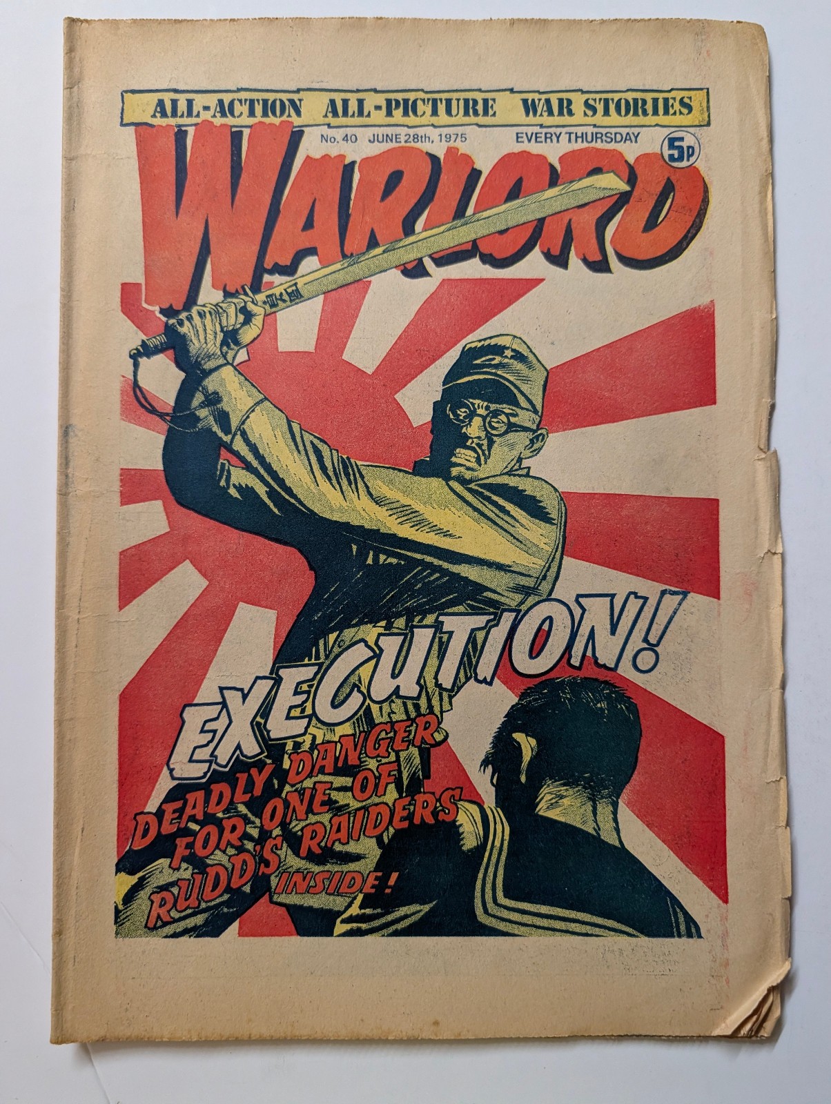 Warlord Comic No 40, June 28th 1975.