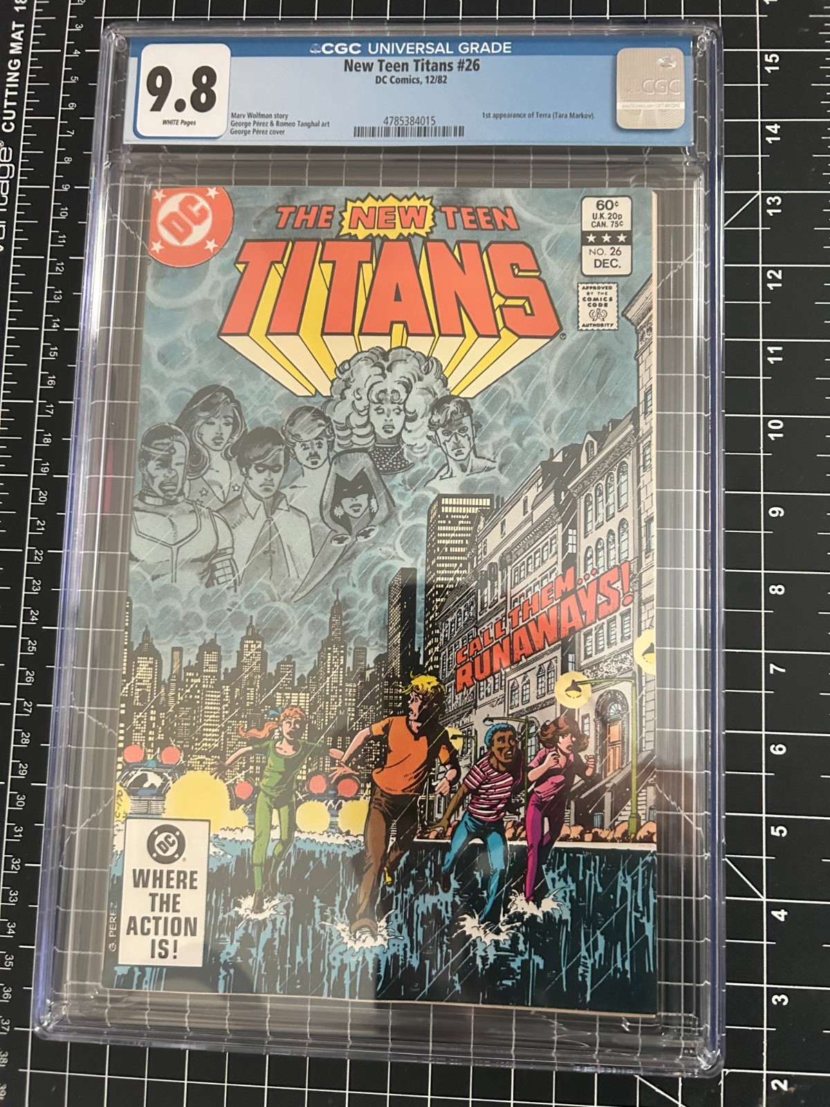 New Teen Titans #26 - CGC 9.8 - White Pages - DC 1982 - 4785384015