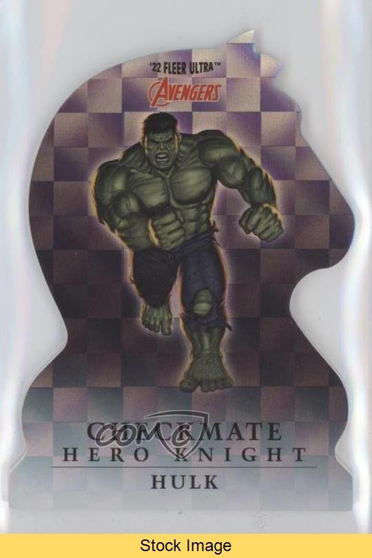 2022 Fleer Ultra Avengers Scacco Matto Cavaliere Bianco Hulk #CP-12 LEGGI vm9