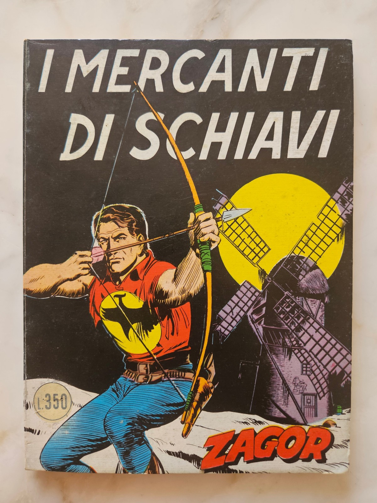 c6) ZAGOR scritta Rossa n.   14  da L. 350 - ed. Cepim 1971  - ottimo++