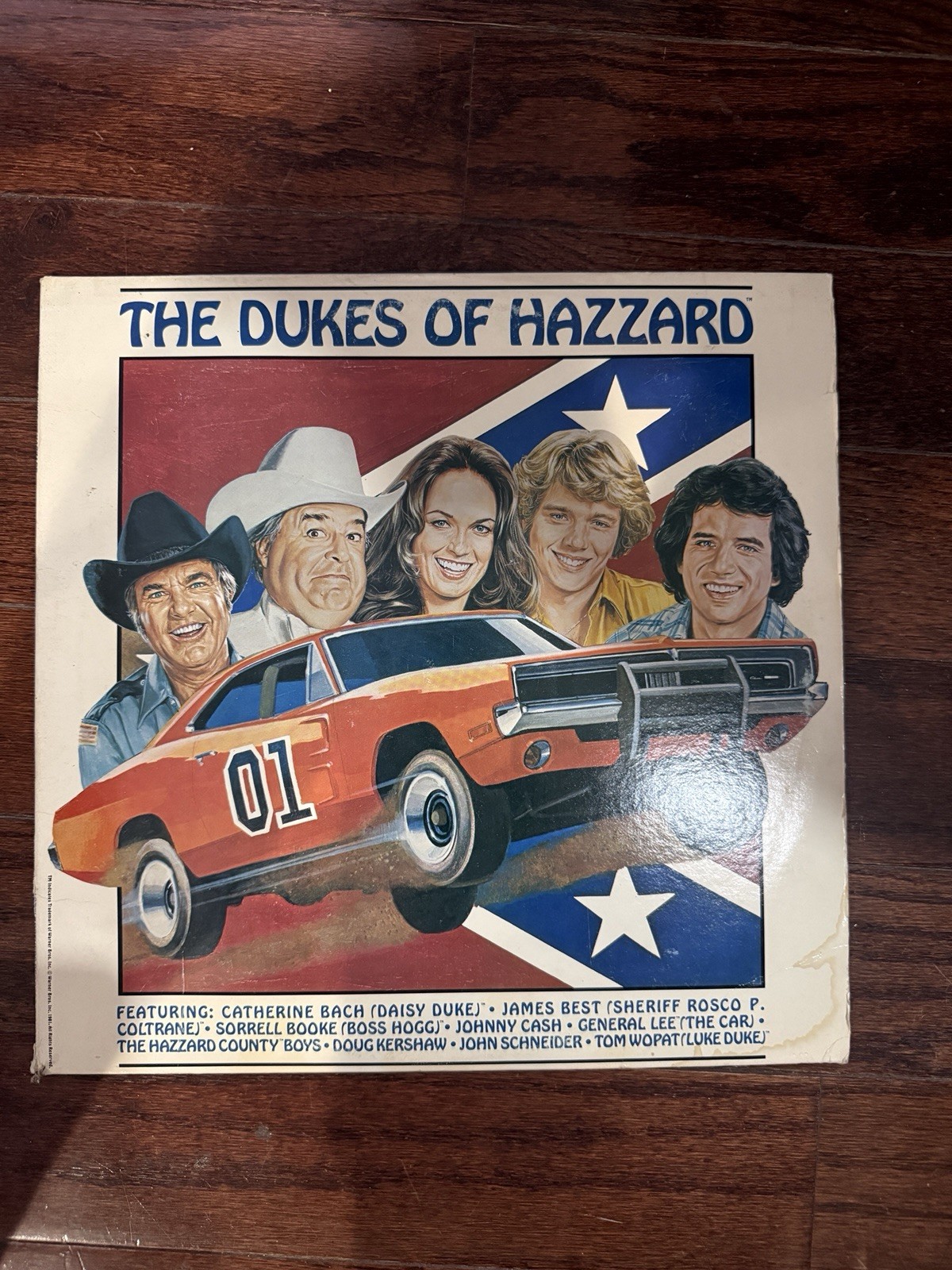 DUKES OF HAZZARD Soundtrack Vinyl LP Record 1981 Scotti Bros FZ 37712 Promo Cash